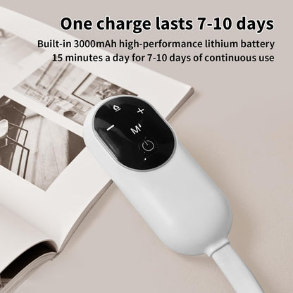 Electric Air Pressure Head Massager with Graphene Heating, 6 Zone Scalp & Eye Massager for Stress Relief, Migraine