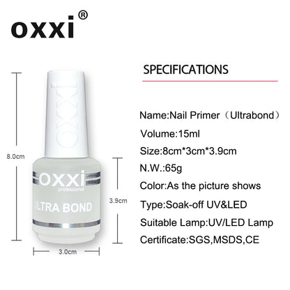 Professional AcidFree Primer For Nails Hybrid Varnish Degreasing Base Coat Permanent Nail Polish Ma 1