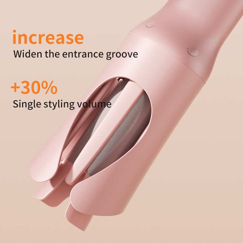 Automatic Hair Curler with 28mm Barrel, Negative Ions, Electric Ceramic Curling Stick for Rotating Curl Waves,