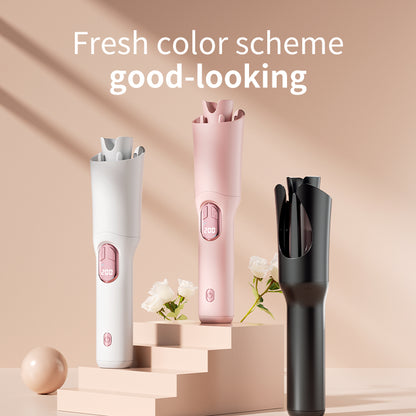 Automatic Hair Curler with 28mm Barrel, Negative Ions, Electric Ceramic Curling Stick for Rotating Curl Waves,