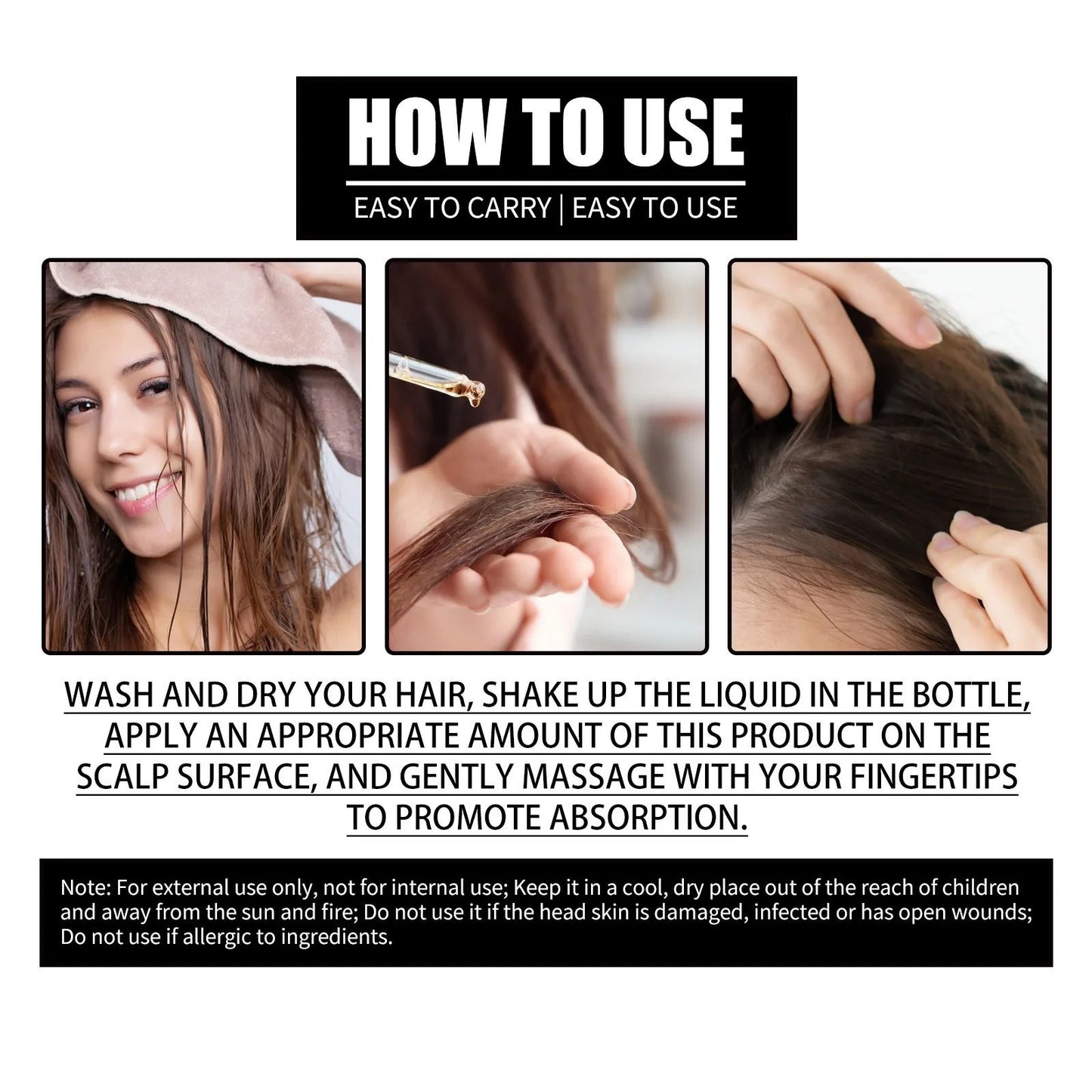 Hair Care Essential Oil Collagen B7 Vitamin Moisturizes And Softens Hair Prevents And Improves Hair 3