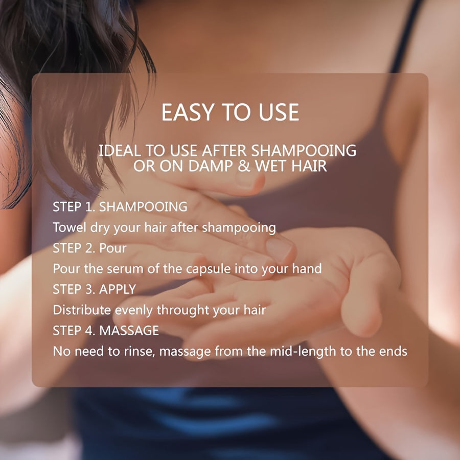 ROSEMARY MINT HAIR VITAMIN SERUM, Repair Frizzy Dry Hair, Smooth Reduce Breakage, Strengthen Healthy Hair