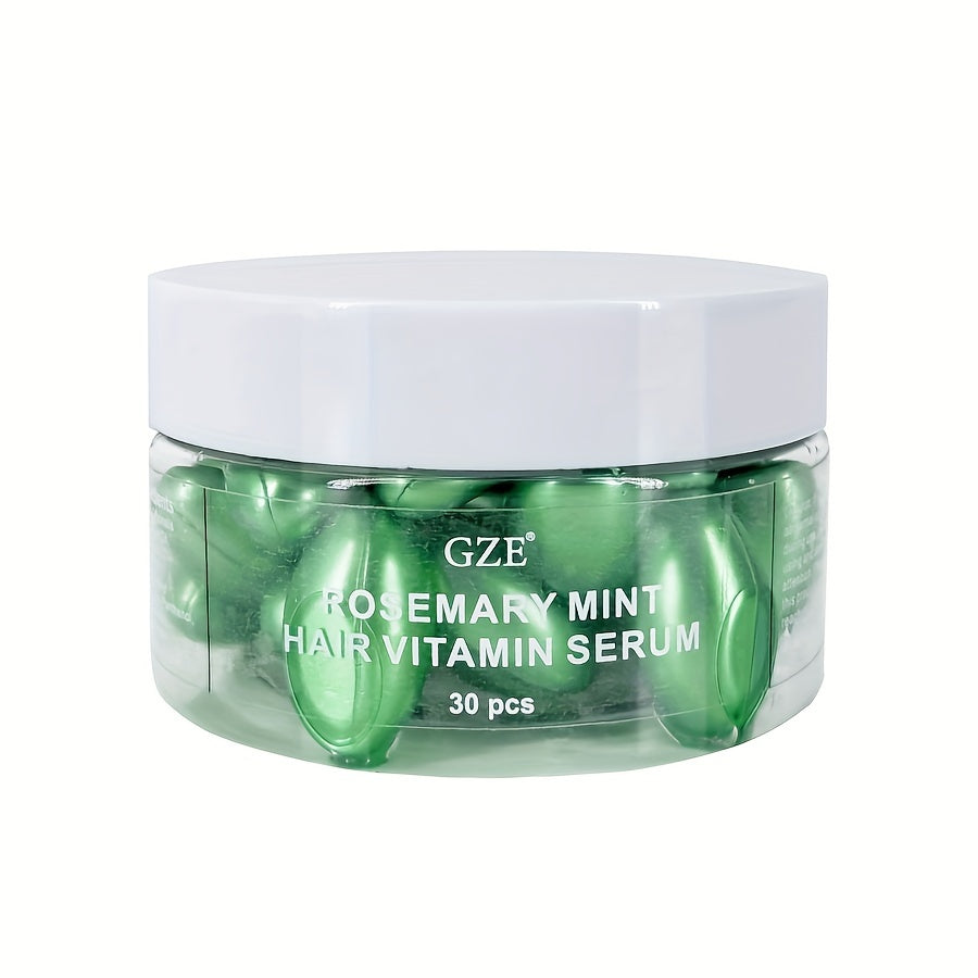 ROSEMARY MINT HAIR VITAMIN SERUM, Repair Frizzy Dry Hair, Smooth Reduce Breakage, Strengthen Healthy Hair