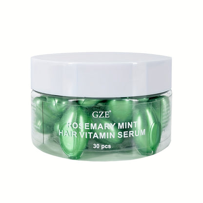 ROSEMARY MINT HAIR VITAMIN SERUM, Repair Frizzy Dry Hair, Smooth Reduce Breakage, Strengthen Healthy Hair