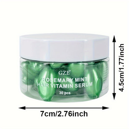 ROSEMARY MINT HAIR VITAMIN SERUM, Repair Frizzy Dry Hair, Smooth Reduce Breakage, Strengthen Healthy Hair