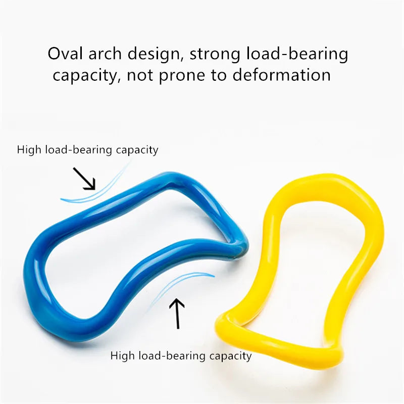 Yoga Pilates Ring Set For Women Stretch  Resistance Fitness Circle Home Workout Body Toning  Fascia 3