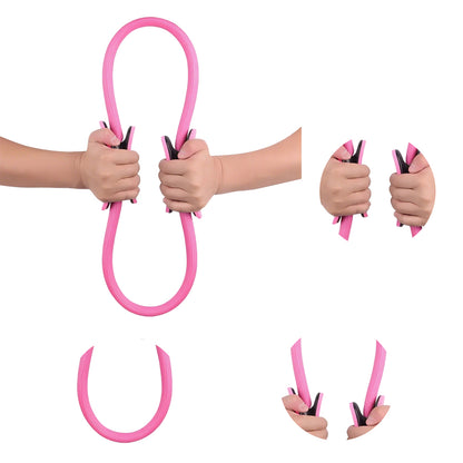 Pilates Fitness Ring, Yoga Flexible Resistance Fitness Circle for Women Girls Postpartum Exercise Training Equipment