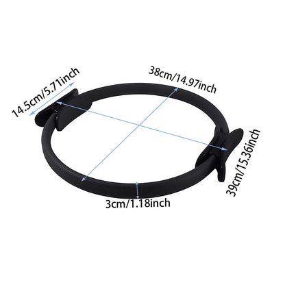 Yoga Pilates Ring Yoga Supplies Magic Ring Grip Pilates Ring For Full Body Fitness  Toning 5