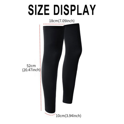 Outdoor Sports Leggings Running Basketball Anti UV, Summer Cycling Leg Compression Sleeves, Quick Dry Knee Protection