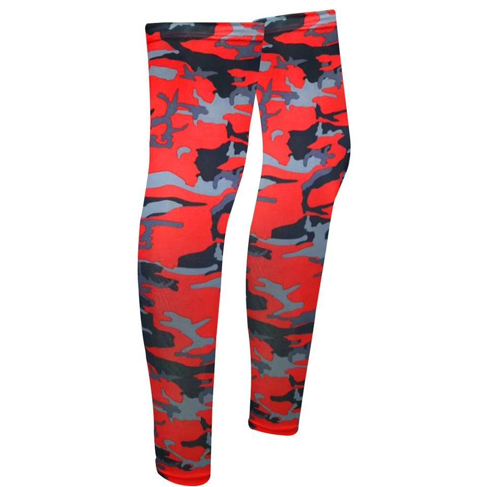 Outdoor Sports Leggings Running Basketball Anti UV, Summer Cycling Leg Compression Sleeves, Quick Dry Knee Protection