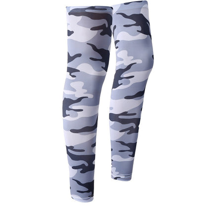 Outdoor Sports Leggings Running Basketball Anti UV, Summer Cycling Leg Compression Sleeves, Quick Dry Knee Protection