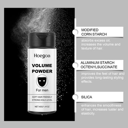 Salon Fluffy Hair Powder, Long-Lasting Oil Control, Texture Powder for Instant Volume, Enhancing Styling Treatment