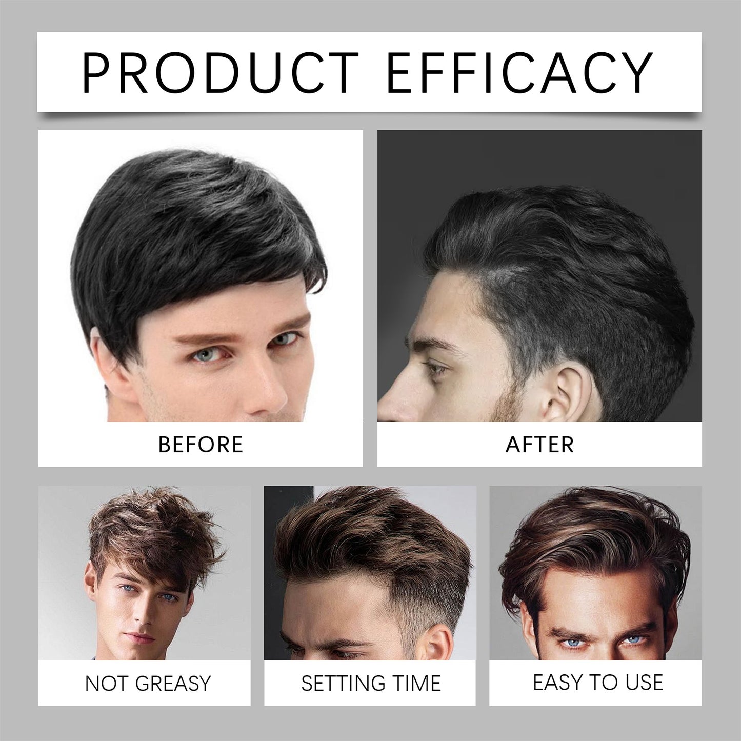 Salon Fluffy Hair Powder, Long-Lasting Oil Control, Texture Powder for Instant Volume, Enhancing Styling Treatment