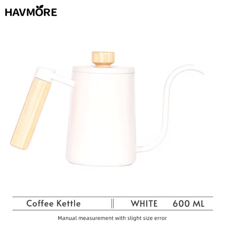 Precision Pour Stainless Steel Gooseneck Coffee Kettle 600ml 4