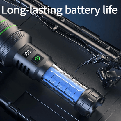 TitanBeam Long Range LED Flashlight Zoomable Tactical Torch 1