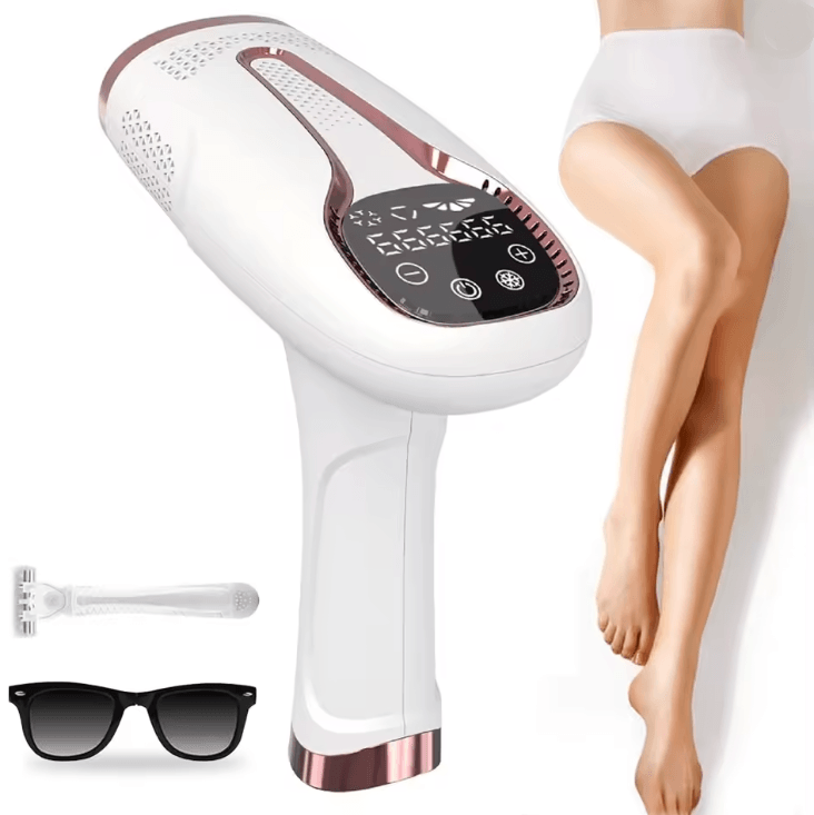 SmoothGlow IPL Hair Removal Device 990000 Flashes for Permanent Results