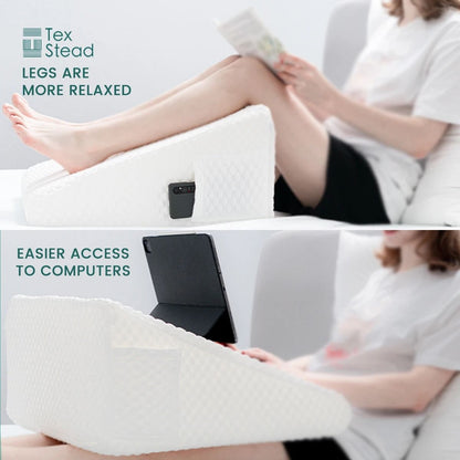 Memory Foam Wedge Pillow For Elevated Comfort 1