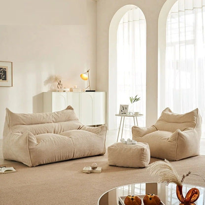 Soft Waffle Bean Bag Cover Set Without Filler 2