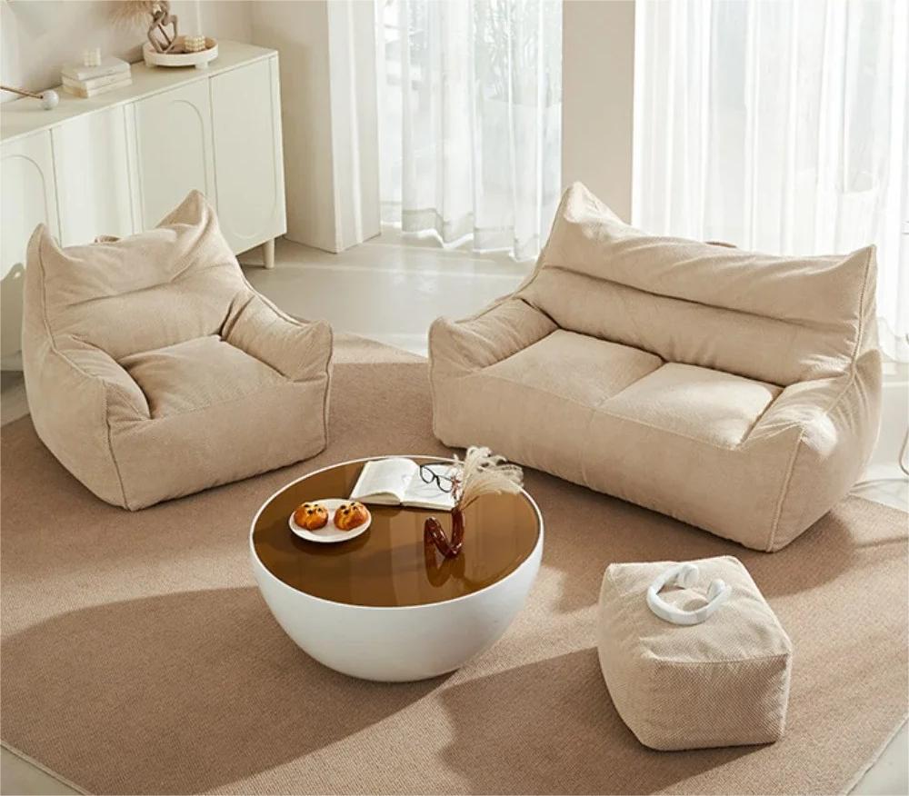 Soft Waffle Bean Bag Cover Set Without Filler 3