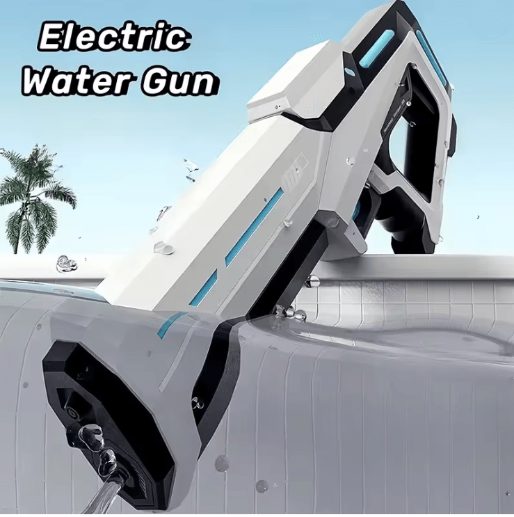 AquaBlast Electric Water Gun Automatic Squirt Blaster for Outdoor Fun