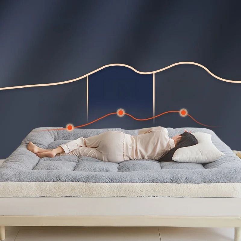 Soft Lamb Velvet Foldable Mattress Pad 4
