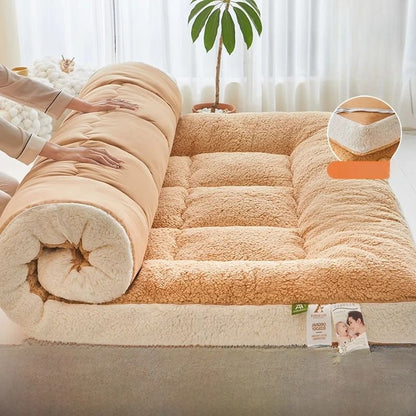 Soft Lamb Velvet Foldable Mattress Pad 5