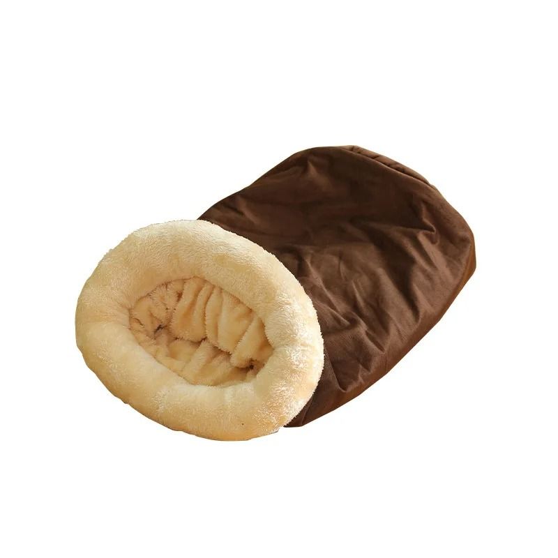 Semi Enclosed Pet Sleeping Bag Bed For Cats And Small Dogs 4
