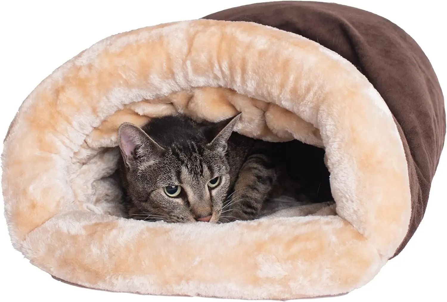 Semi Enclosed Pet Sleeping Bag Bed For Cats And Small Dogs 6