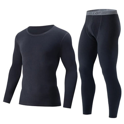Mens Thermal Underwear Long Sleeve Top and Pants Set