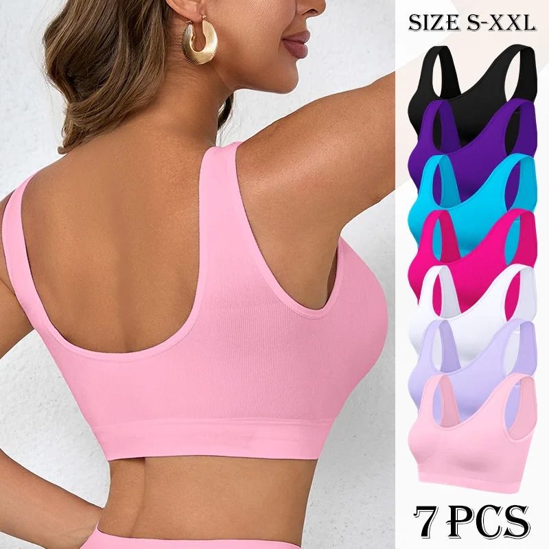 Womens Seamless Bra Pack Lightweight Stretch Comfort Bras 5