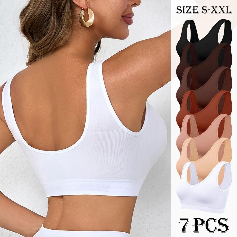 Womens Seamless Bra Pack Lightweight Stretch Comfort Bras