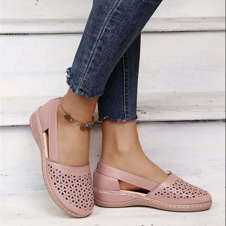 Womens Retro Mary Jane Flat Sandals 2