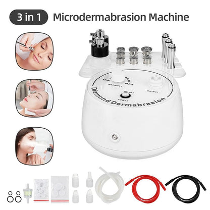 Professional Diamond Microdermabrasion Machine with Water Spray for Deep Facial Cleansing