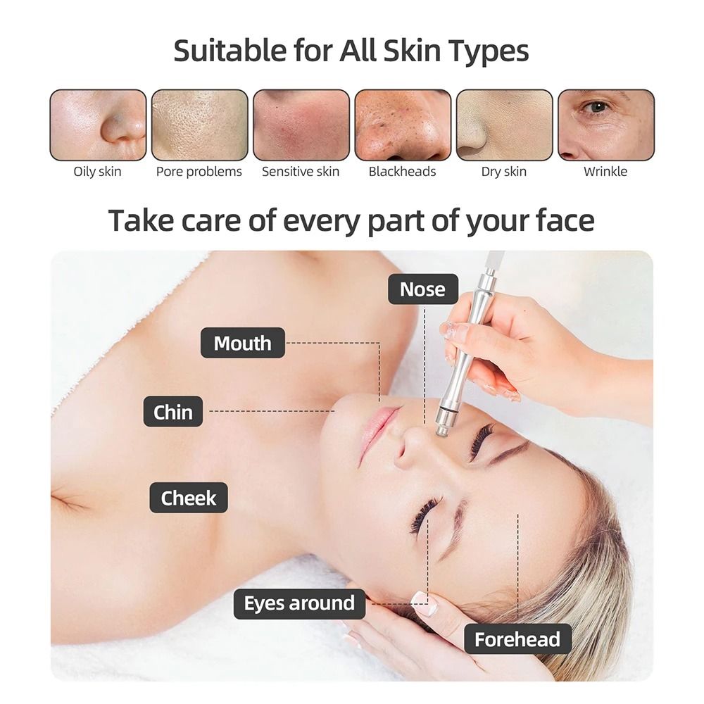 Professional Diamond Microdermabrasion Machine With Water Spray For Deep Facial Cleansing 4