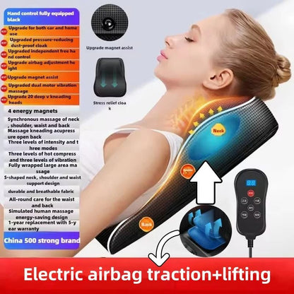 Electric Shiatsu Neck And Back Massager Pillow With Heat And Vibration 10