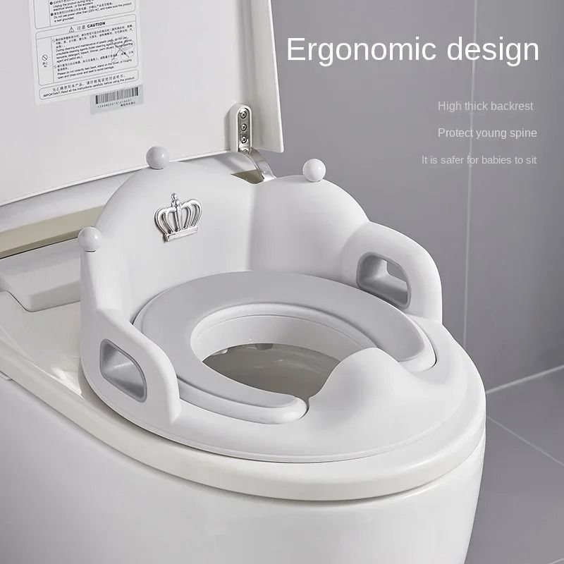 Baby And Child Toilet Training Seat Ring With Soft Cushion 1