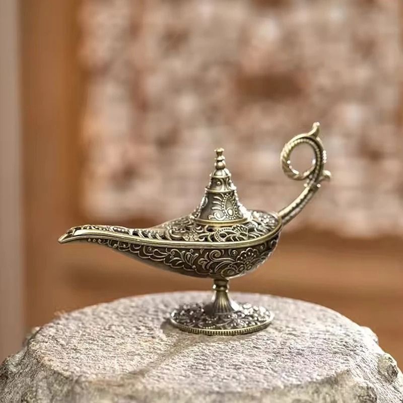 Antique Style Metal Incense Burner And Candle Holder 2