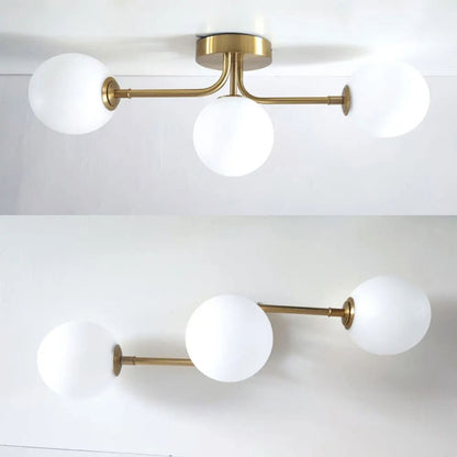 Modern Acrylic Ball Ceiling Light Fixture For Bedroom Corridor And Home Decor 4