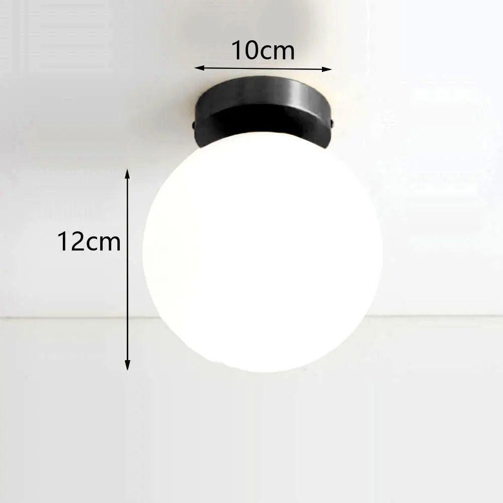 Modern Acrylic Ball Ceiling Light Fixture For Bedroom Corridor And Home Decor 5