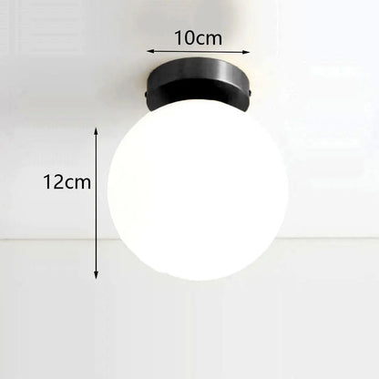Modern Acrylic Ball Ceiling Light Fixture For Bedroom Corridor And Home Decor 5