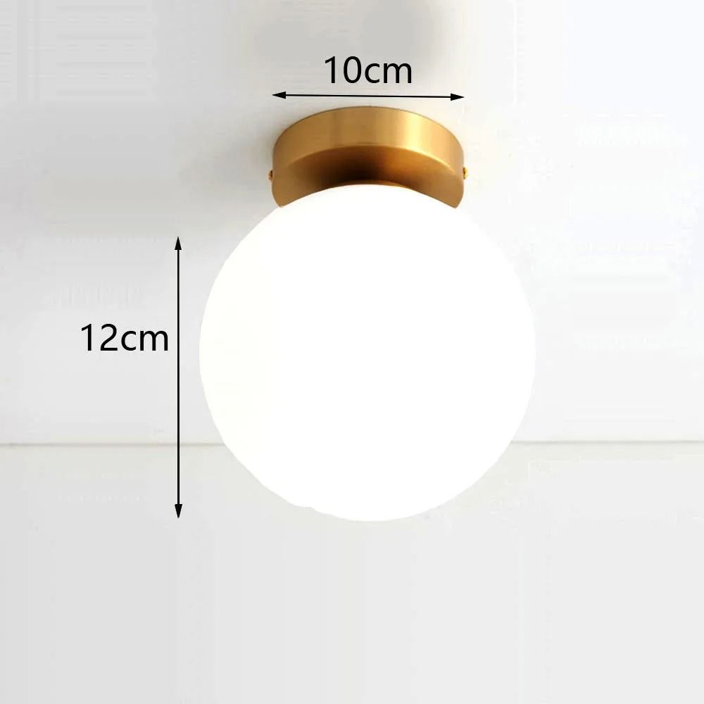 Modern Acrylic Ball Ceiling Light Fixture For Bedroom Corridor And Home Decor 6