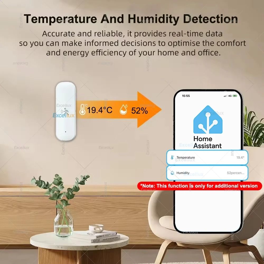 ZigBee Motion Sensor With Temperature And Humidity Radar Detection Smart Home Security 4