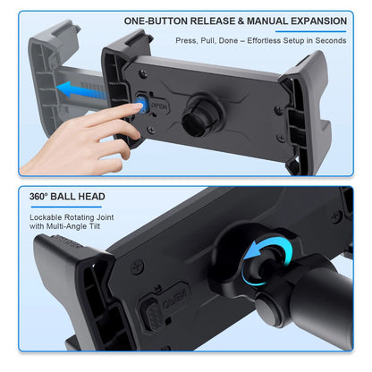 Adjustable Tripod Tablet Floor Stand For IPad And Tablets 413 Inch 4