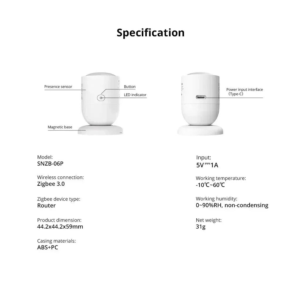 Zigbee Human Presence Sensor With Smart Detection And App Control 5