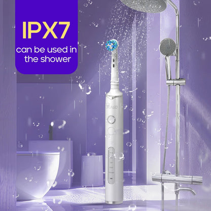 Rotating Electric Toothbrush With 8 Heads 5 Modes And Smart Timer 5
