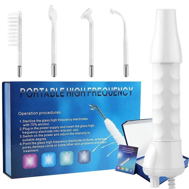 High Frequency Skin Therapy Wand Portable Handheld For Acne And Wrinkle Care 1