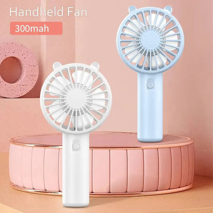 Portable Handheld Fan Mini USB Rechargeable Cooling Desk Fan 2