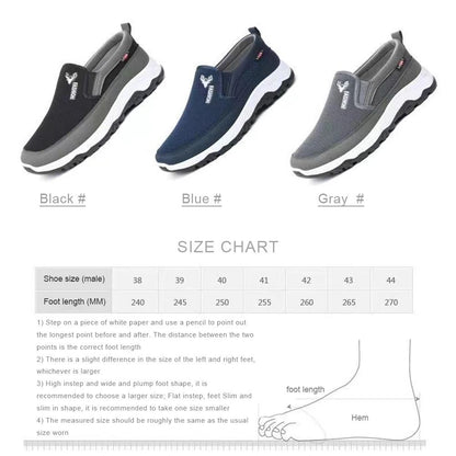 Men Slip On Penny Boat Shoes Breathable Orthopedic Walking Sneakers 5