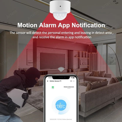 Zigbee Smart PIR Motion Sensor Infrared Human Body Detector Security Alarm 1