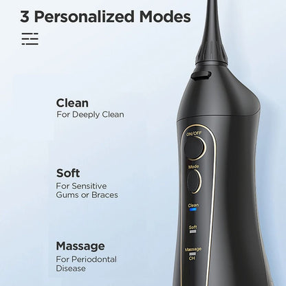 Fairywill Water Dental Flosser And Electric Toothbrush Set With USB Rechargeable Oral Irrigator 2